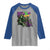 Funny Mardi Gras Rougarou Raglan Shirt Cryptids Of Louisiana Jester Hat