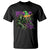 Funny Mardi Gras Rougarou T Shirt Cryptids Of Louisiana Jester Hat