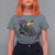 Funny Mardi Gras Rougarou T Shirt For Women Cryptids Of Louisiana Jester Hat
