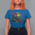 Funny Mardi Gras Rougarou T Shirt For Women Cryptids Of Louisiana Jester Hat