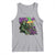 Funny Mardi Gras Rougarou Tank Top Cryptids Of Louisiana Jester Hat
