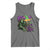 Funny Mardi Gras Rougarou Tank Top Cryptids Of Louisiana Jester Hat