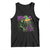 Funny Mardi Gras Rougarou Tank Top Cryptids Of Louisiana Jester Hat