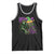 Funny Mardi Gras Rougarou Tank Top Cryptids Of Louisiana Jester Hat