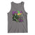 Funny Mardi Gras Rougarou Tank Top Cryptids Of Louisiana Jester Hat
