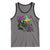 Funny Mardi Gras Rougarou Tank Top Cryptids Of Louisiana Jester Hat