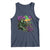 Funny Mardi Gras Rougarou Tank Top Cryptids Of Louisiana Jester Hat
