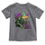 Funny Mardi Gras Rougarou Toddler T Shirt Cryptids Of Louisiana Jester Hat