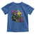 Funny Mardi Gras Rougarou Toddler T Shirt Cryptids Of Louisiana Jester Hat