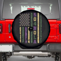 Funny Mardi Gras New Orleans Louisiana Spare Tire Cover 504 Nola Area Code Glitter Print American Flag