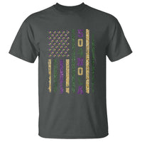 Funny Mardi Gras New Orleans Louisiana T Shirt 504 Nola Area Code Glitter Print American Flag