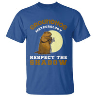 Funny Groundhog Day T Shirt Groundhog Meteorology Respect The Shadow - Wonder Print Shop