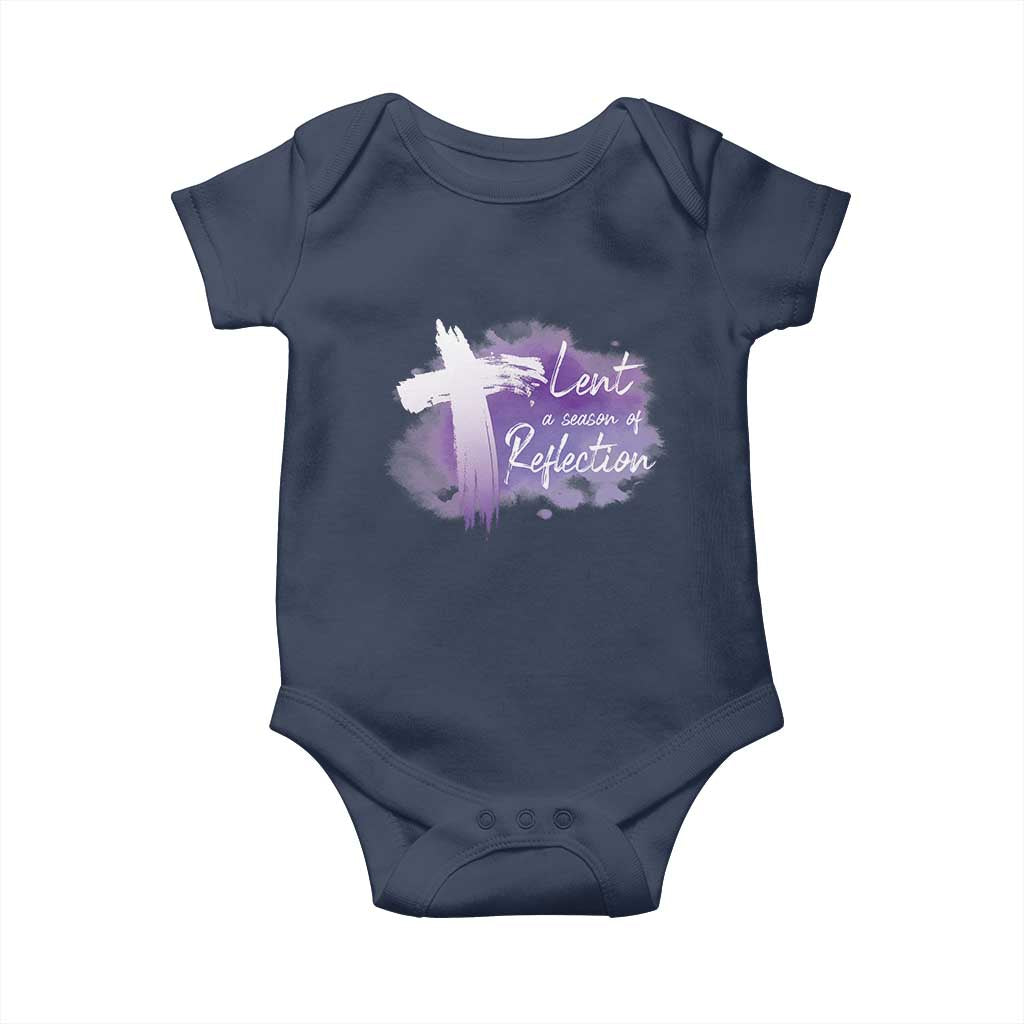 Ash Wednesday Baby Onesie Lent A Season Of Reflection Ashes Cross Christian Religious