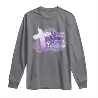 Ash Wednesday Long Sleeve Shirt Lent A Season Of Reflection Ashes Cross Christian Religious