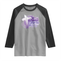 Ash Wednesday Raglan Shirt Lent A Season Of Reflection Ashes Cross Christian Religious