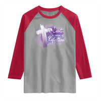 Ash Wednesday Raglan Shirt Lent A Season Of Reflection Ashes Cross Christian Religious