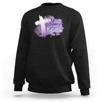 Ash Wednesday Sweatshirt Lent A Season Of Reflection Ashes Cross Christian Religious