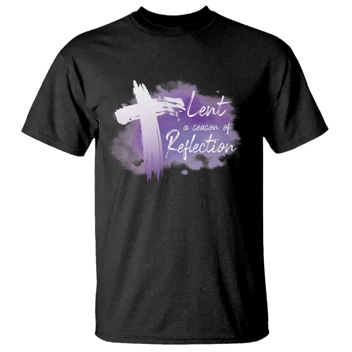 Ash Wednesday T Shirt Lent A Season Of Reflection Ashes Cross Christian Religious