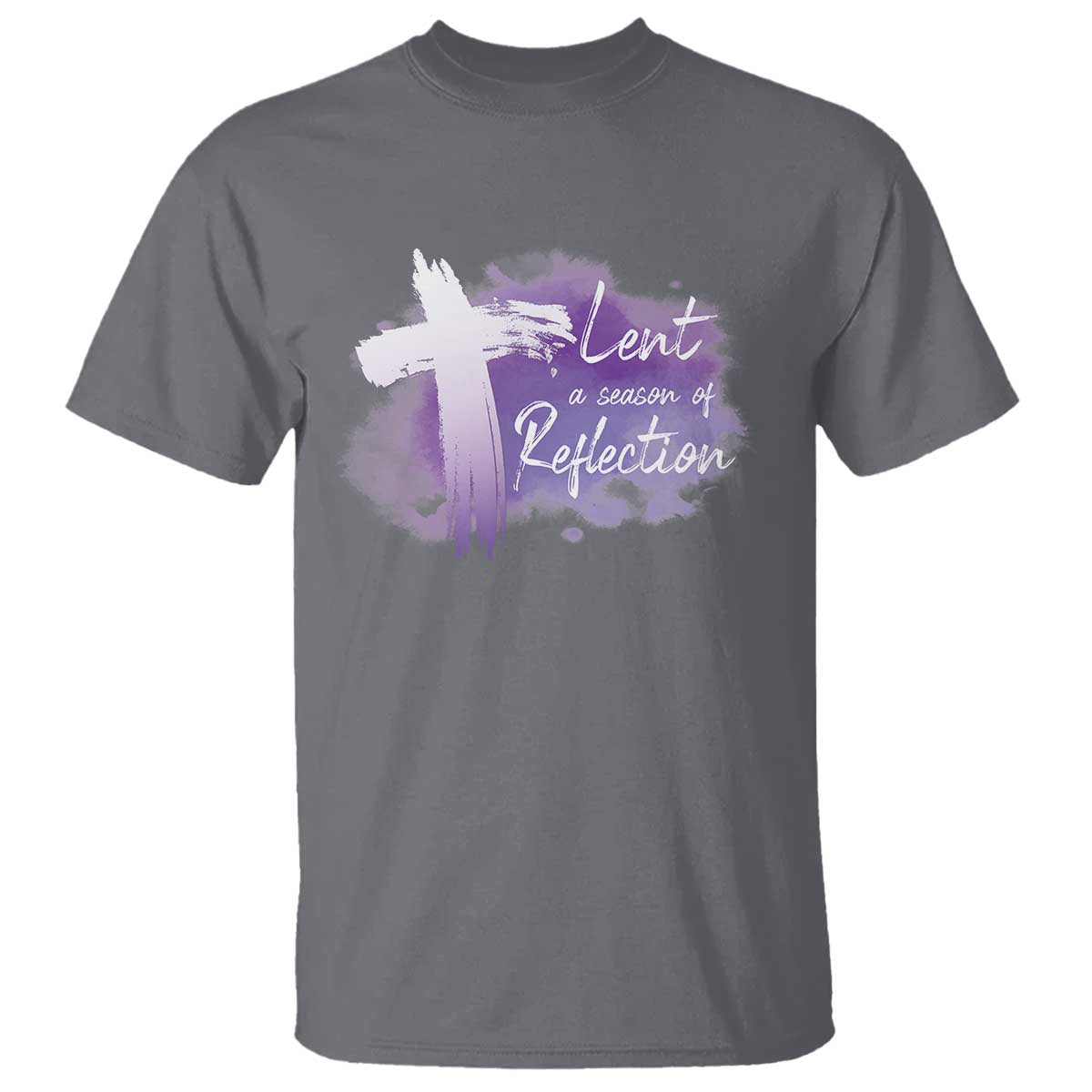 Ash Wednesday T Shirt Lent A Season Of Reflection Ashes Cross Christian Religious