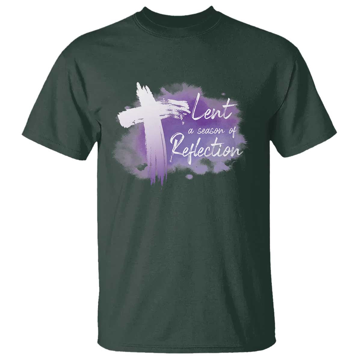 Ash Wednesday T Shirt Lent A Season Of Reflection Ashes Cross Christian Religious