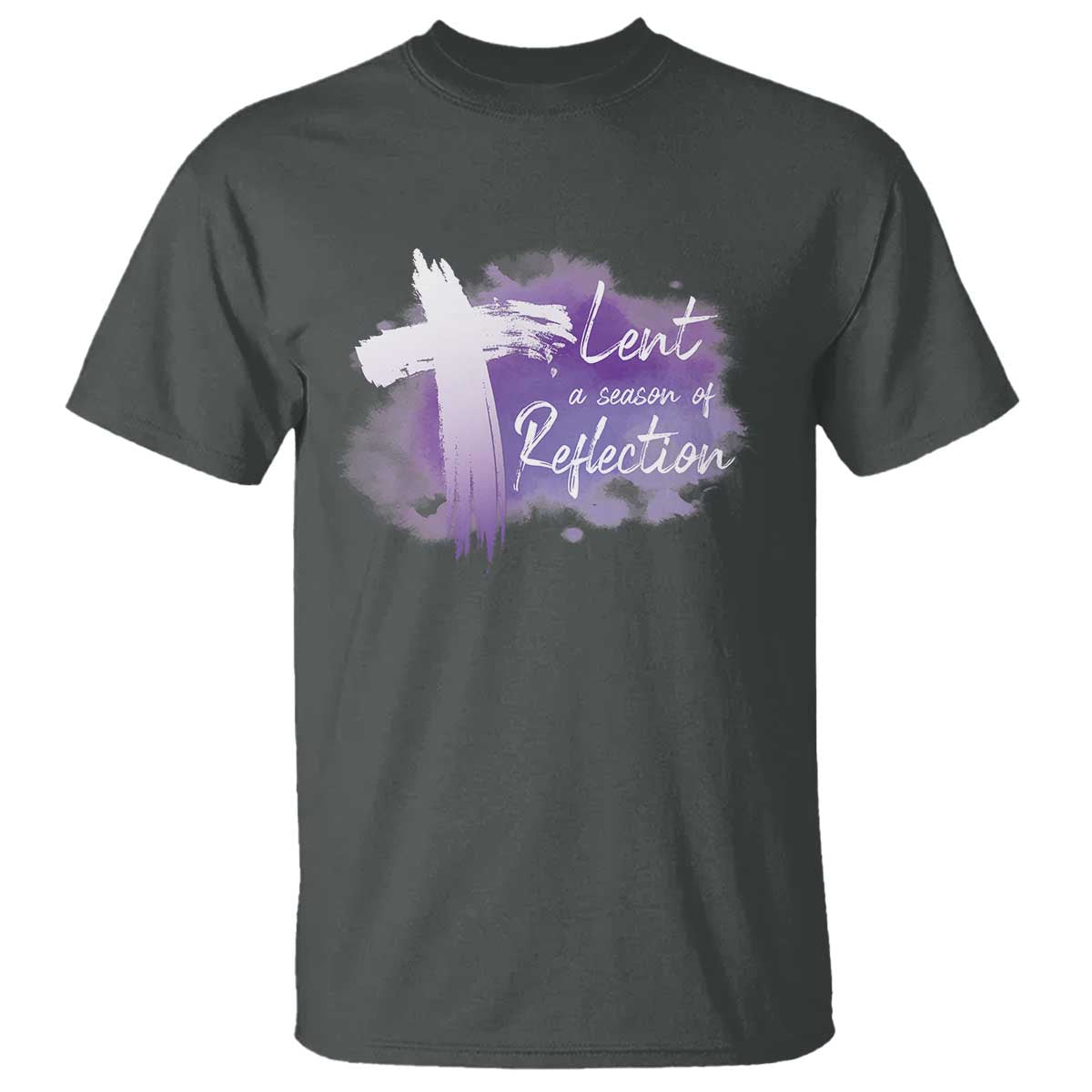 Ash Wednesday T Shirt Lent A Season Of Reflection Ashes Cross Christian Religious