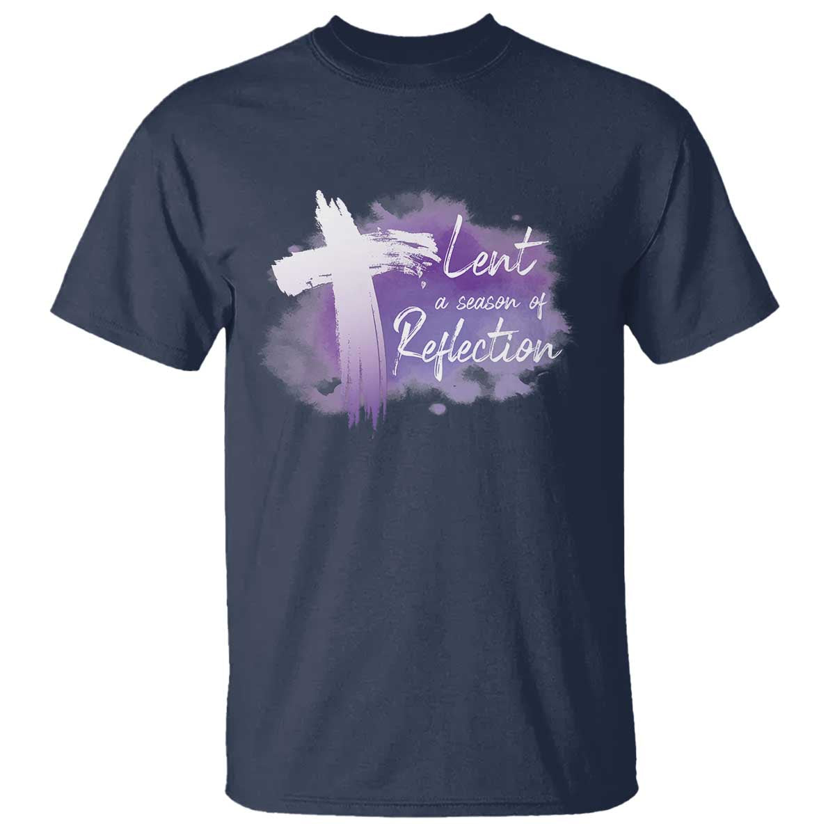 Ash Wednesday T Shirt Lent A Season Of Reflection Ashes Cross Christian Religious