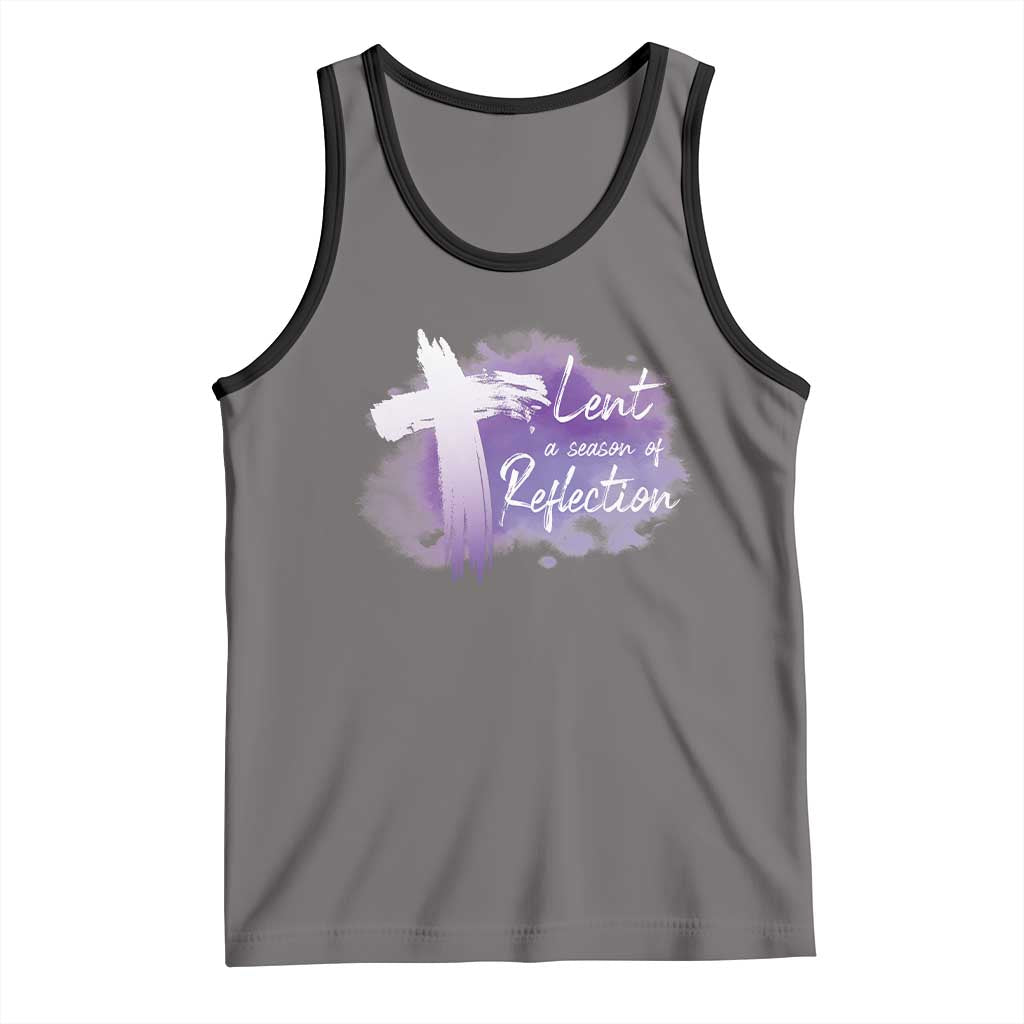 Ash Wednesday Tank Top Lent A Season Of Reflection Ashes Cross Christian Religious