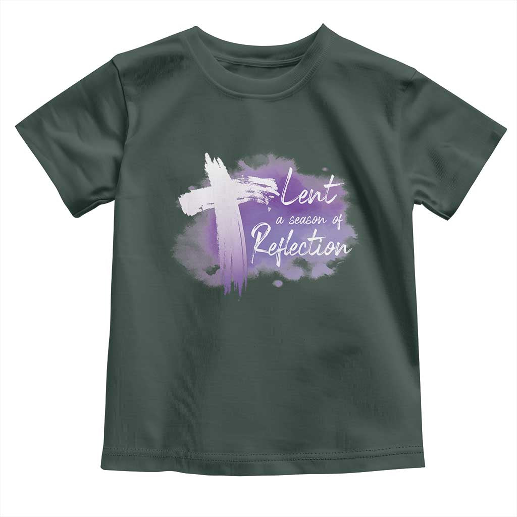 Ash Wednesday Toddler T Shirt Lent A Season Of Reflection Ashes Cross Christian Religious