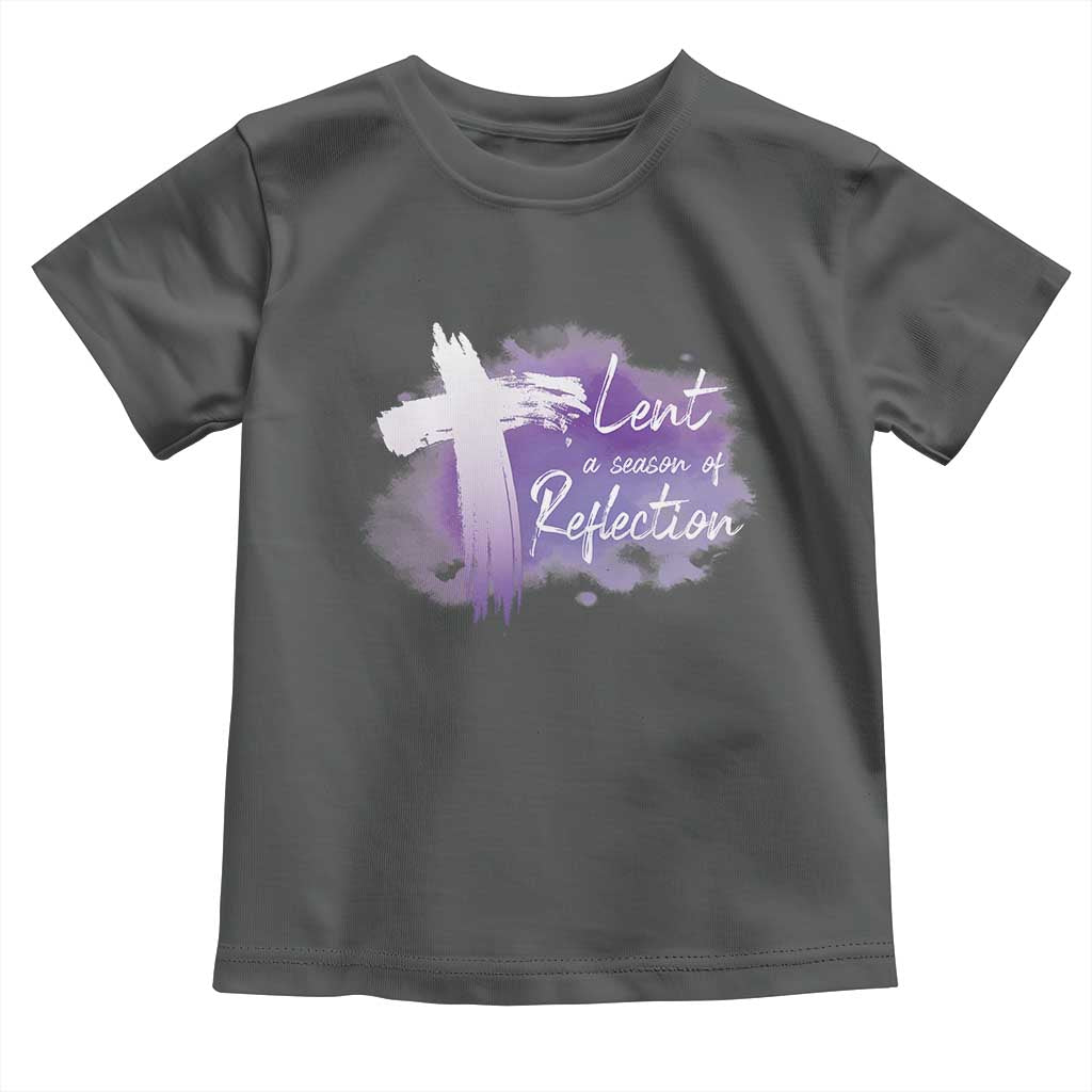 Ash Wednesday Toddler T Shirt Lent A Season Of Reflection Ashes Cross Christian Religious