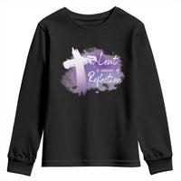 Ash Wednesday Youth Sweatshirt Lent A Season Of Reflection Ashes Cross Christian Religious