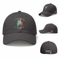 Funny Feckin Eejit Baseball Cap Ireland Irish Slang Shamrock St Patrick's Day