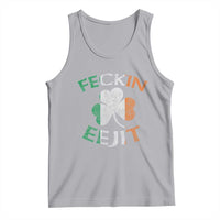 Funny Feckin Eejit Tank Top Ireland Irish Slang Shamrock St Patrick's Day