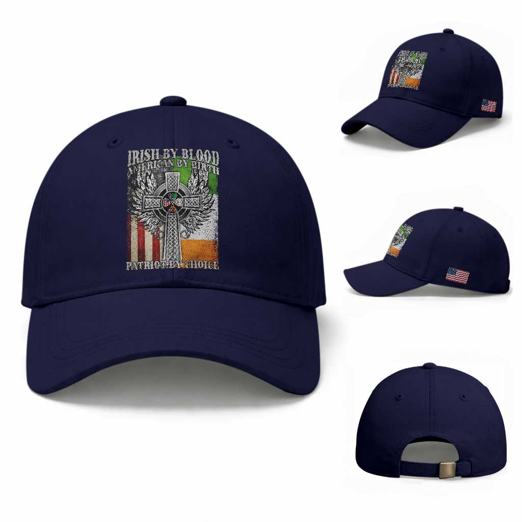 Irish Americans Baseball Cap Irish By Blood American By Birth Patriot By Choice Celtic Cross