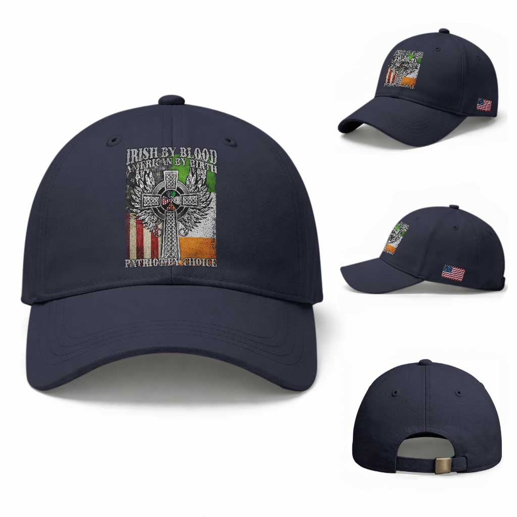 Irish Americans Baseball Cap Irish By Blood American By Birth Patriot By Choice Celtic Cross