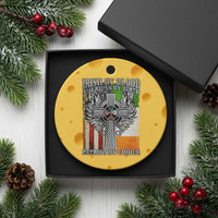 Irish Americans Ceramic Ornament Irish By Blood American By Birth Patriot By Choice Celtic Cross - Wonder Print Shop
