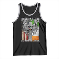 Irish Americans Tank Top Irish By Blood American By Birth Patriot By Choice Celtic Cross