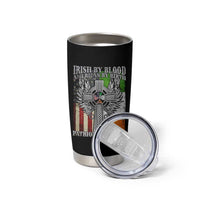 Irish Americans Tumbler Cup Irish By Blood American By Birth Patriot By Choice Celtic Cross