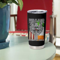Irish Americans Tumbler Cup Irish By Blood American By Birth Patriot By Choice Celtic Cross