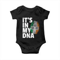 Funny Irish It's In My DNA Baby Onesie Ireland Fingerprint Flag