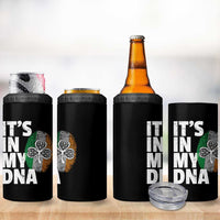 Funny Irish It's In My DNA 4 in 1 Can Cooler Tumbler Ireland Fingerprint Flag