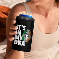 Funny Irish It's In My DNA 4 in 1 Can Cooler Tumbler Ireland Fingerprint Flag
