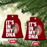 Funny Irish It's In My DNA Ceramic Ornament Ireland Fingerprint Flag - Wonder Print Shop