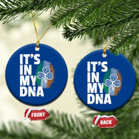 Funny Irish It's In My DNA Ceramic Ornament Ireland Fingerprint Flag - Wonder Print Shop
