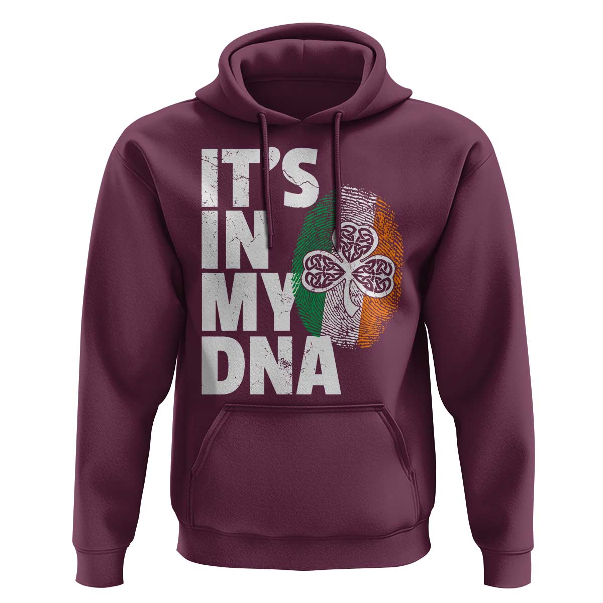 Funny Irish It's In My DNA Hoodie Ireland Fingerprint Flag