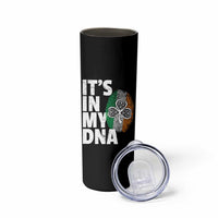 Funny Irish It's In My DNA Skinny Tumbler Ireland Fingerprint Flag