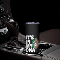 Funny Irish It's In My DNA Skinny Tumbler Ireland Fingerprint Flag
