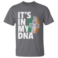 Funny Irish It's In My DNA T Shirt Ireland Fingerprint Flag