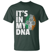 Funny Irish It's In My DNA T Shirt Ireland Fingerprint Flag