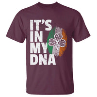 Funny Irish It's In My DNA T Shirt Ireland Fingerprint Flag