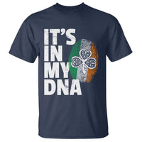 Funny Irish It's In My DNA T Shirt Ireland Fingerprint Flag